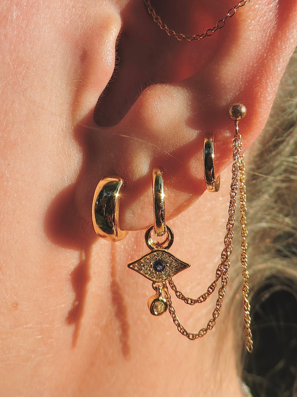 Luna Evil Eye Earring