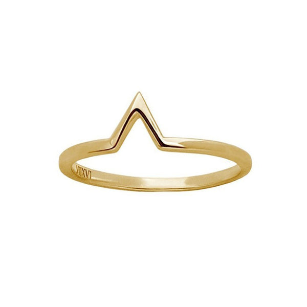 Ella Open Triangle Ring in Gold