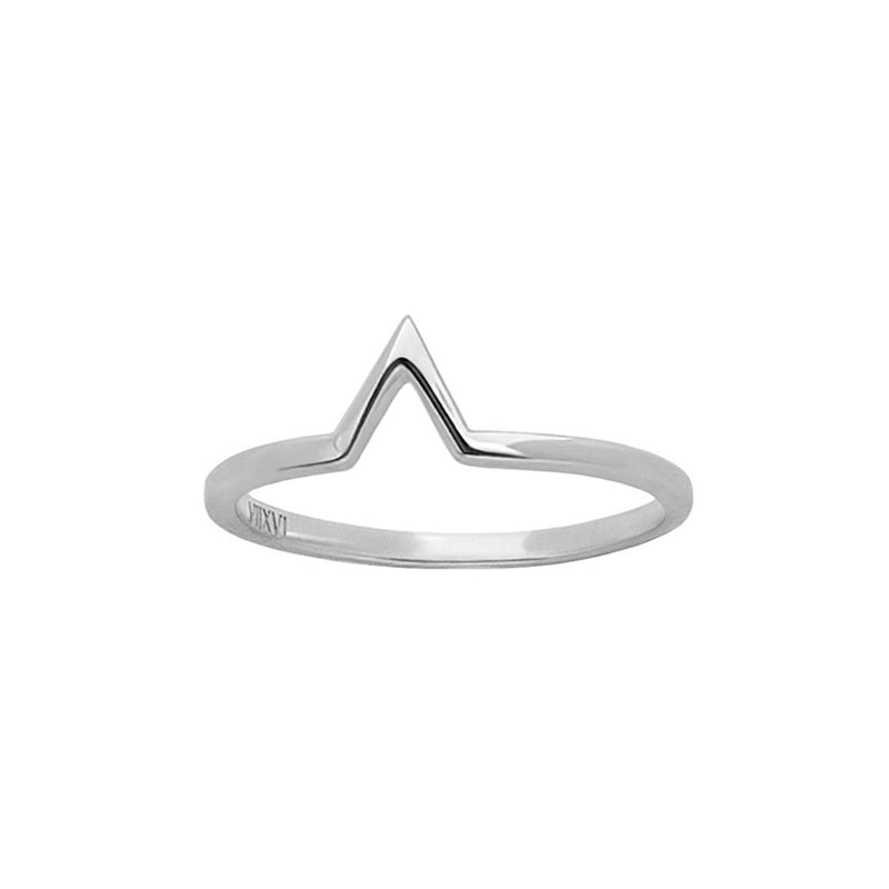 Ella Open Triangle Ring in Silver