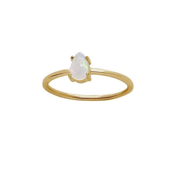Sky Claw Opal Ring in Gold