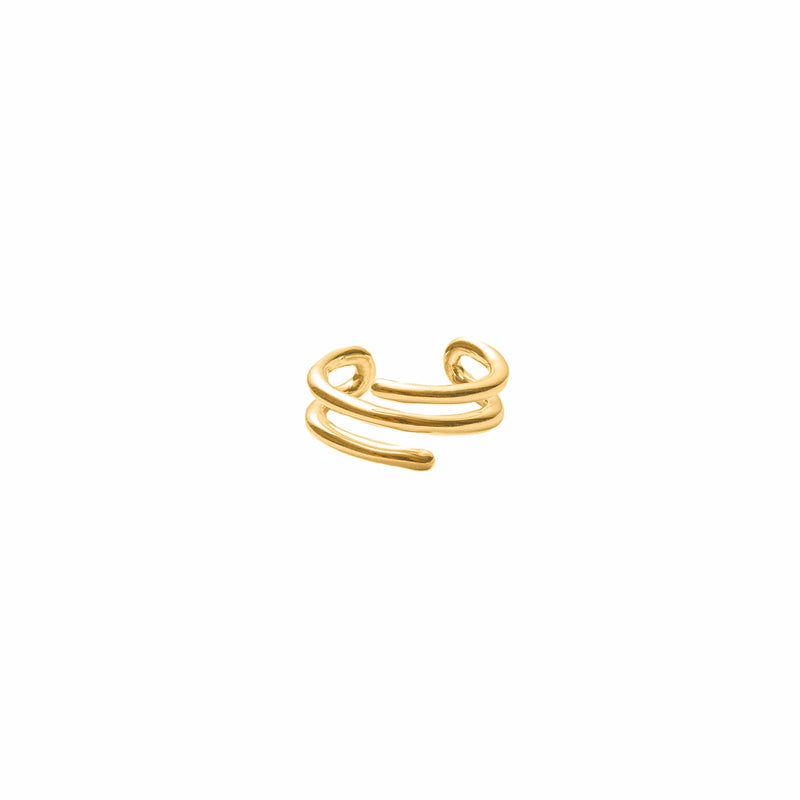 Spiral Ear-cuff in Gold