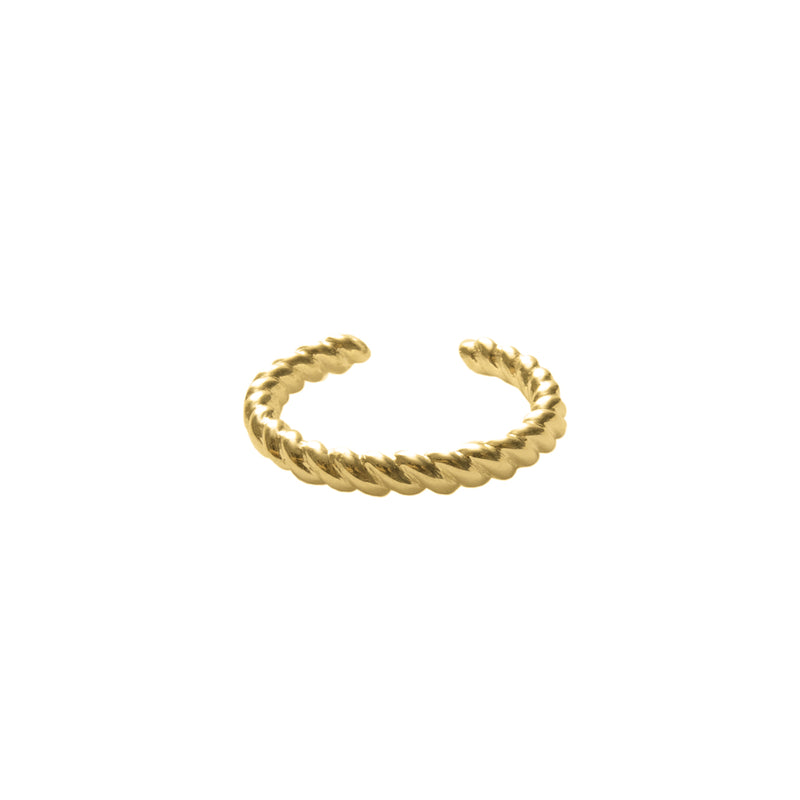 Twisted Ear-cuff in Gold