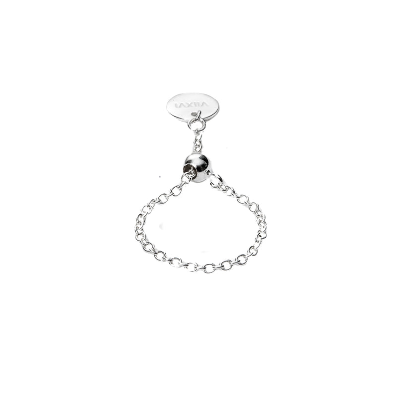 Stacker Chain Ring in Silver